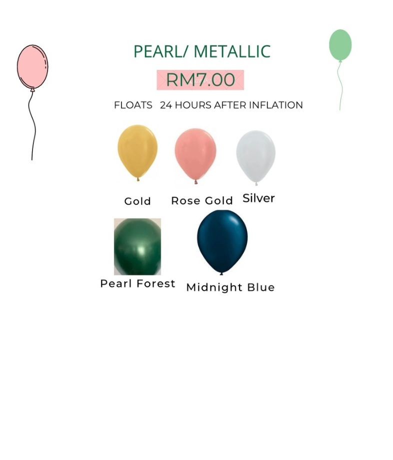 12'' Pearl / Metallic