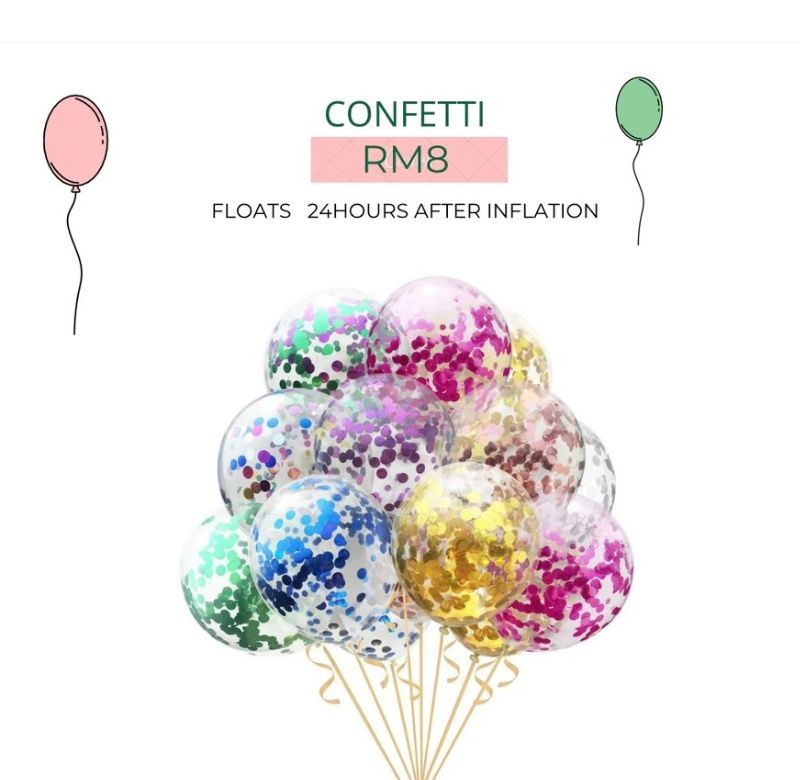 12” Confetti